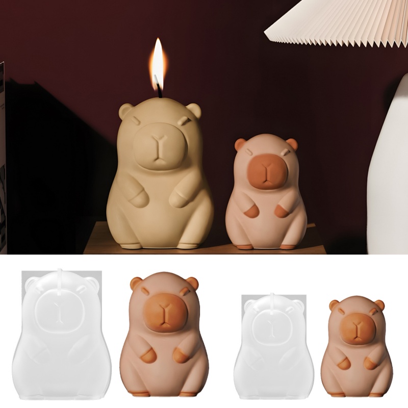 Candle Making Jelly - Capybara Pudding Baking Silicone Mold DIY
