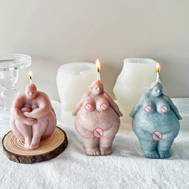 Abstract Human Body Candle Sil - огляд і ціна Candle Making Fat