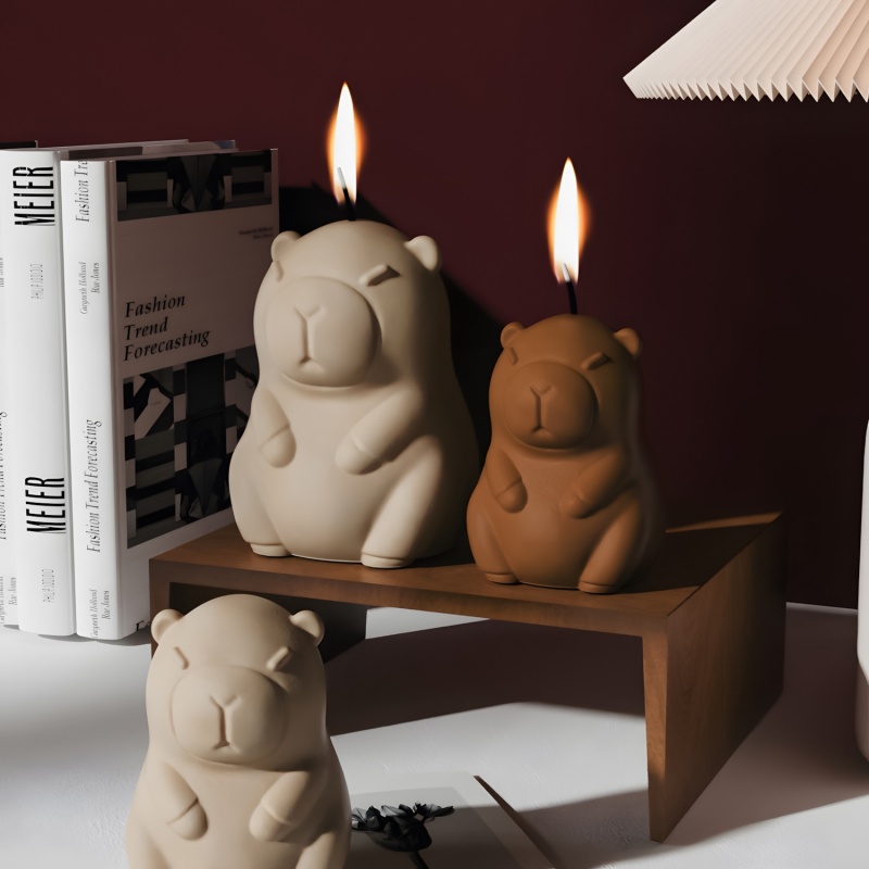 Capybara Pudding Baking Silico - огляд і ціна Candle Making Jelly