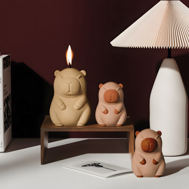 Capybara Pudding Baking Silico - огляд і ціна Candle Making Jelly