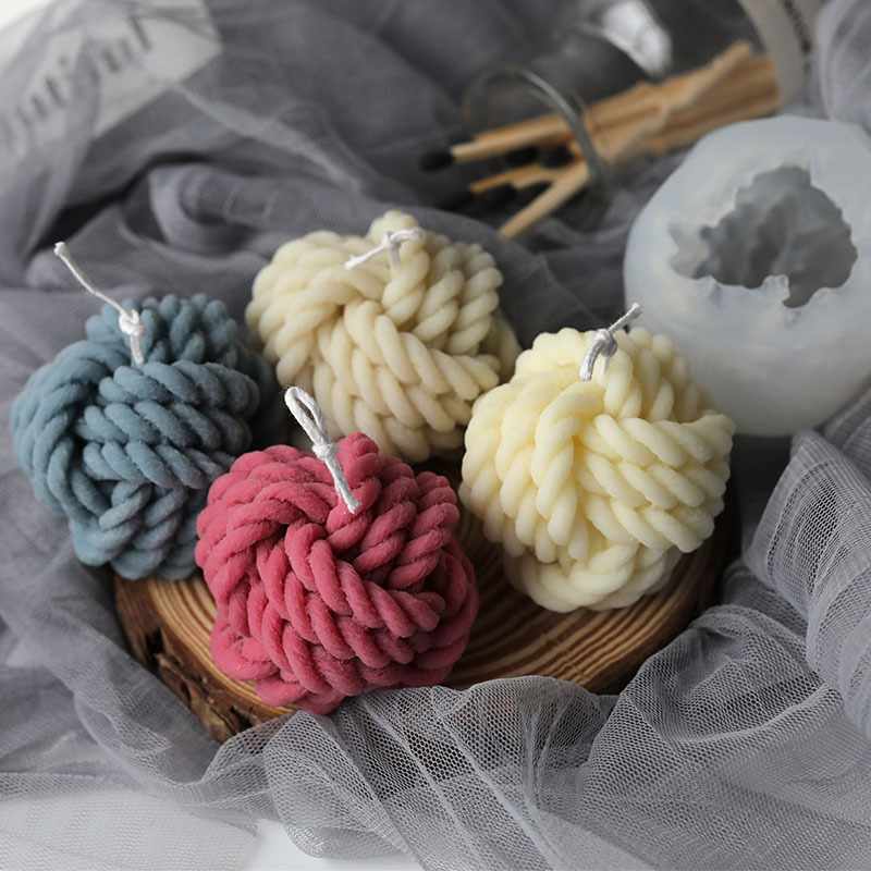 3D Wool Shape Candle Mold Scen - огляд і ціна Candle Making Jelly