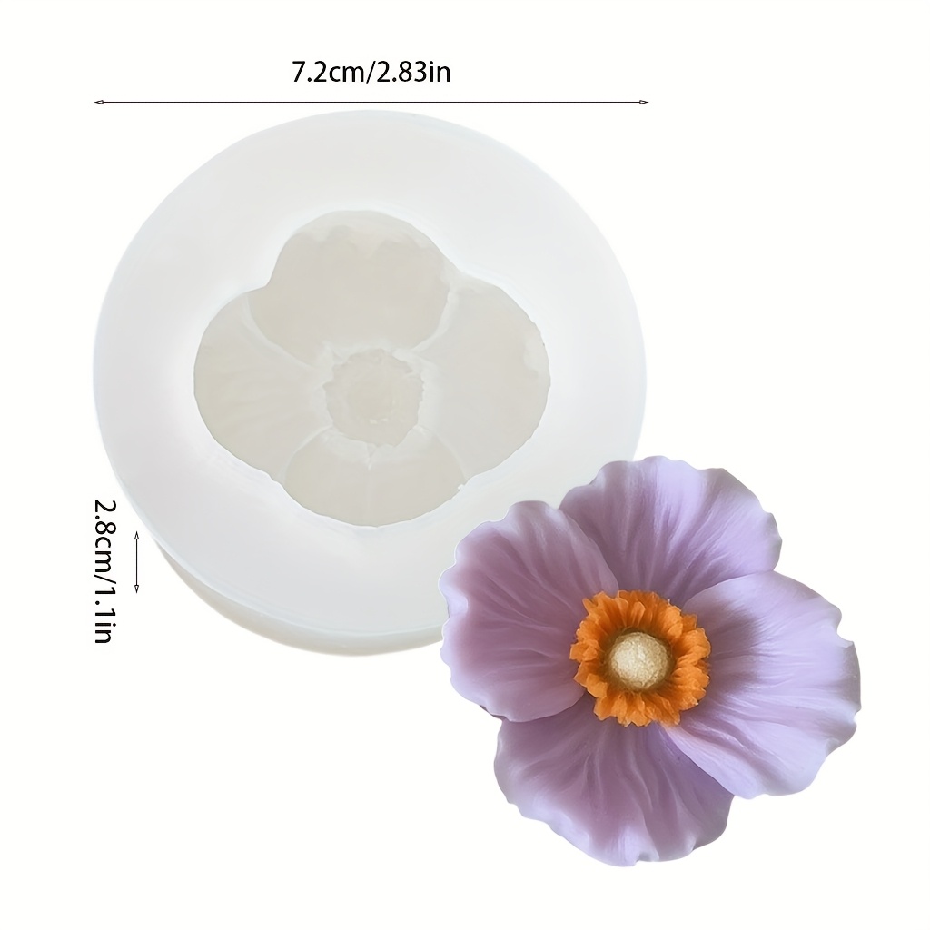 Flower Silicone Candle Mold, C - огляд і ціна Candle Making Jars