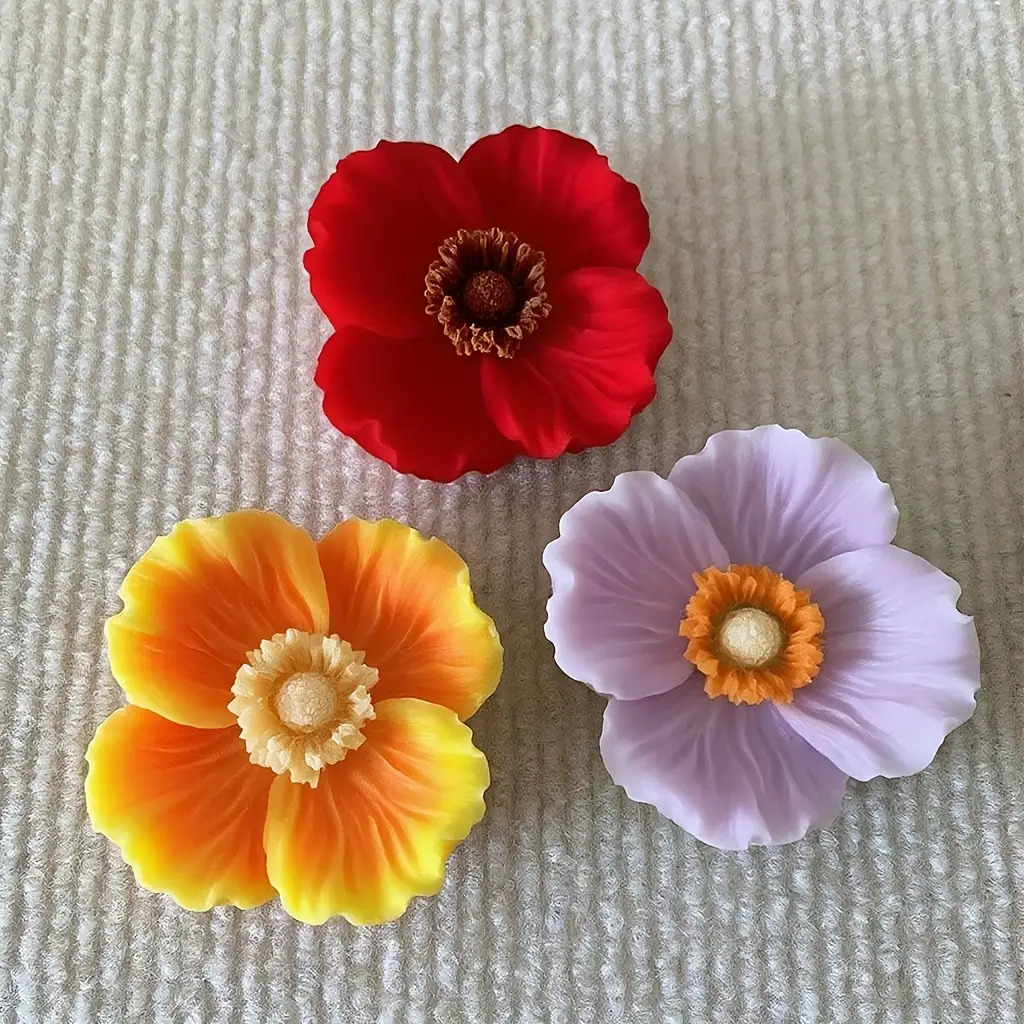 Flower Silicone Candle Mold, C - огляд і ціна Candle Making Jars