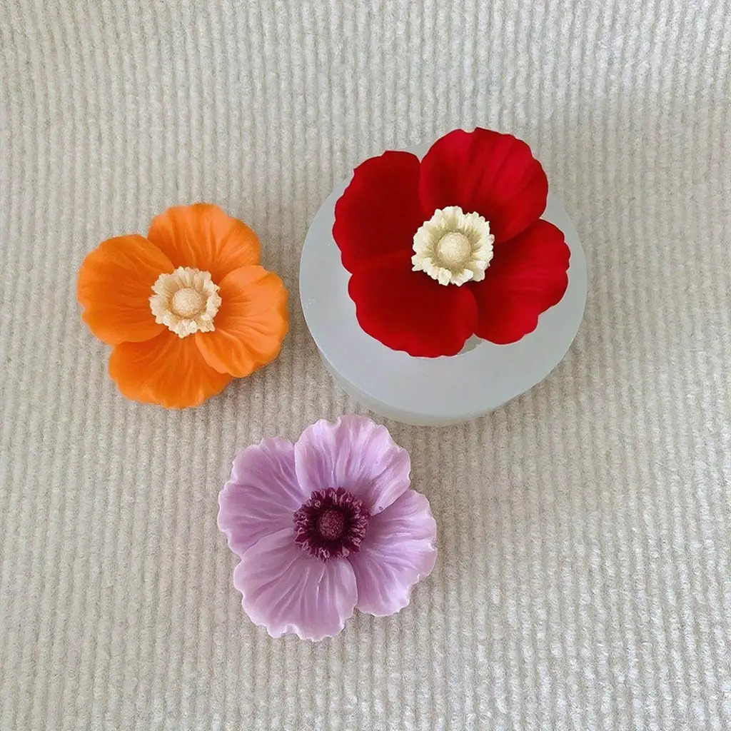 Flower Silicone Candle Mold, C - огляд і ціна Candle Making Jars