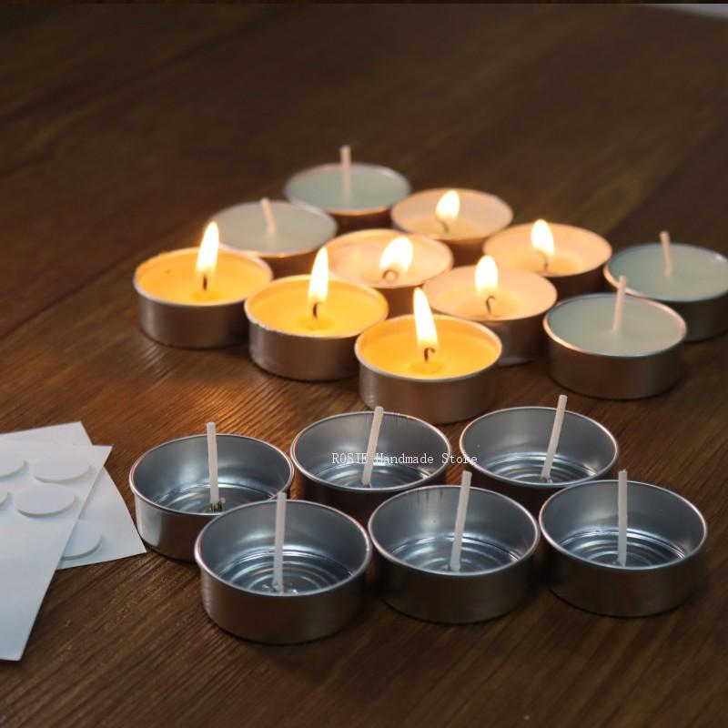 Empty Tea Wax Circular Aluminu - огляд і ціна Candle Making Jars