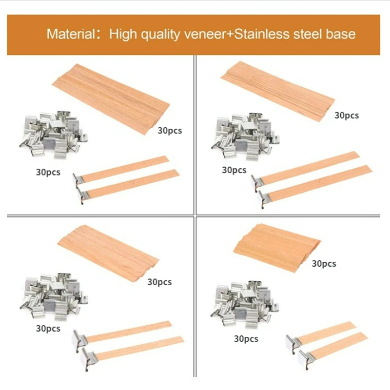 30pcs High Quality Wooden Cand - огляд і ціна Candle Making Kit Beeswax