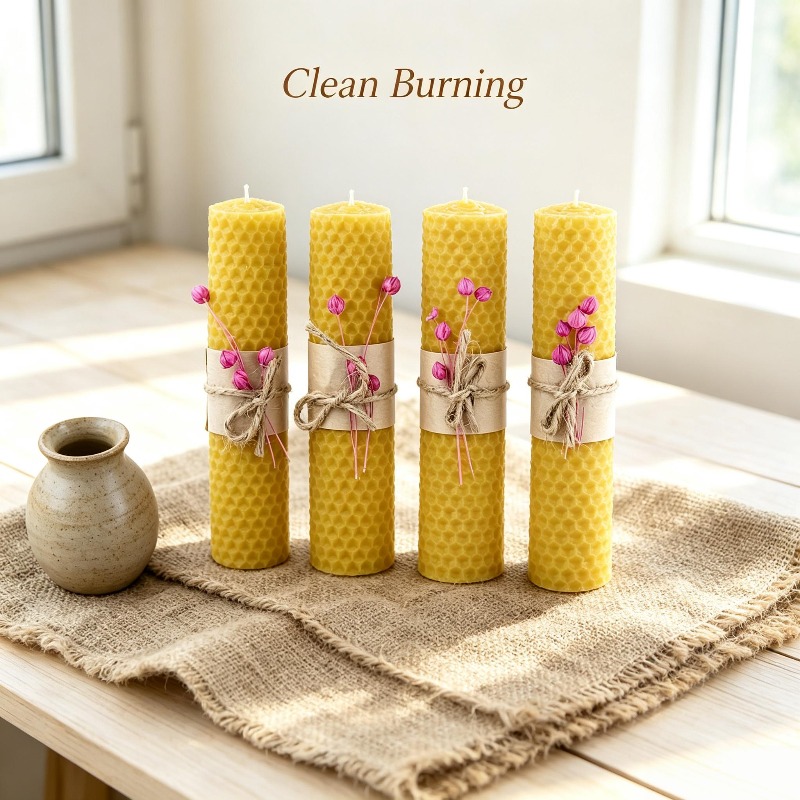 4pcs Handmade Rolled Beeswax P - огляд і ціна Candle Making Kit Beeswax