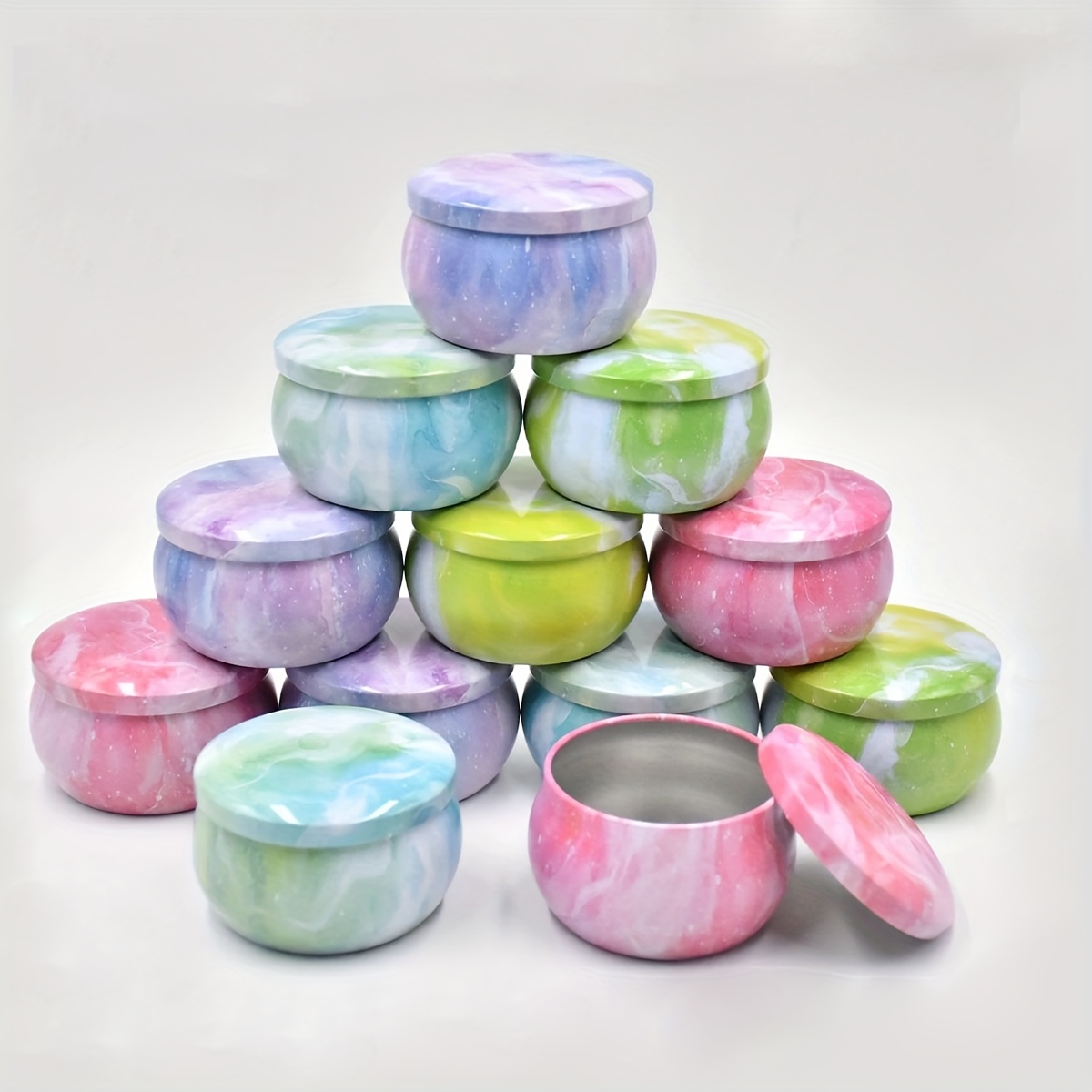 Starry sky patterned metal emp - огляд і ціна Candle Making Jars