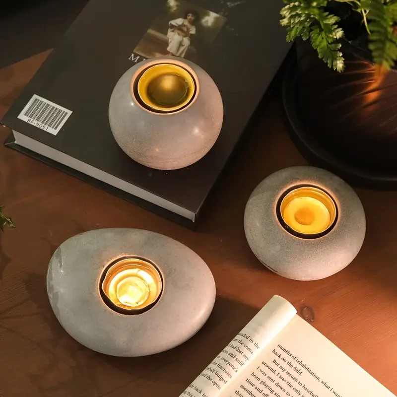 Tealight Candle Holder Resin S - огляд і ціна Candle Making Jars