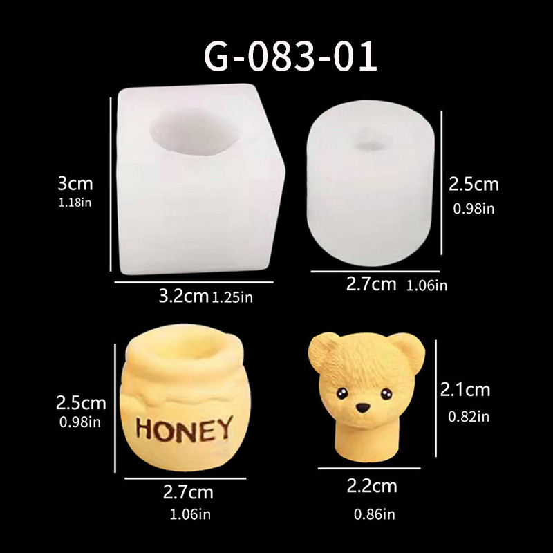 1 Piece, Teddy Bear Aromathera - огляд і ціна Candle Making Jars