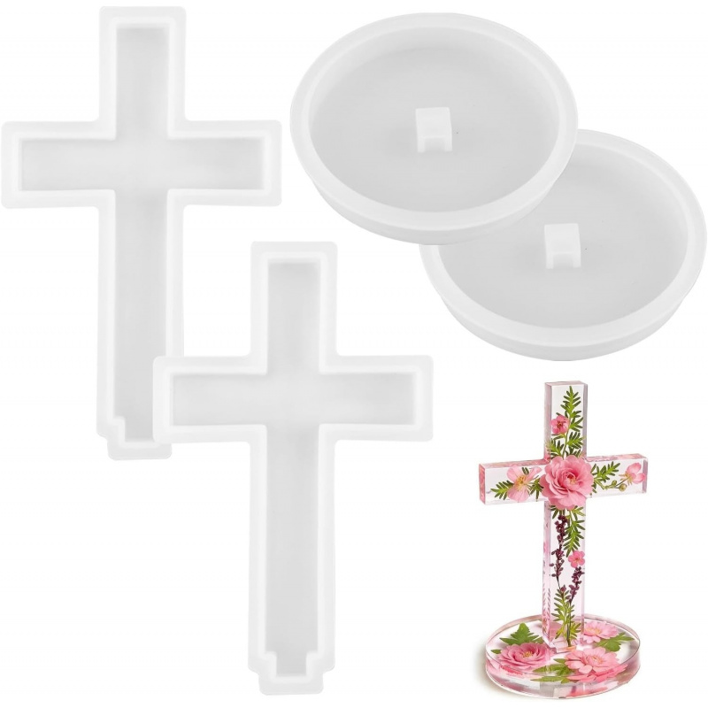 Two silicone molds with a base - огляд і ціна Candle Making Jars