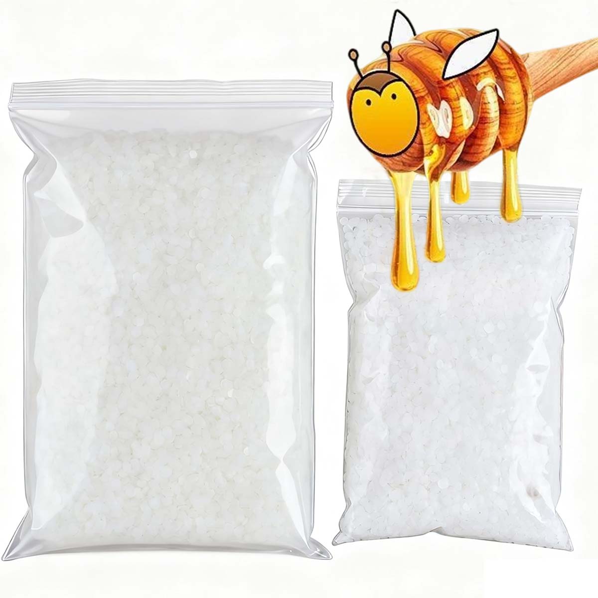 200g-1000g White Beeswax Pure  - огляд і ціна Candle Making Kit Beeswax