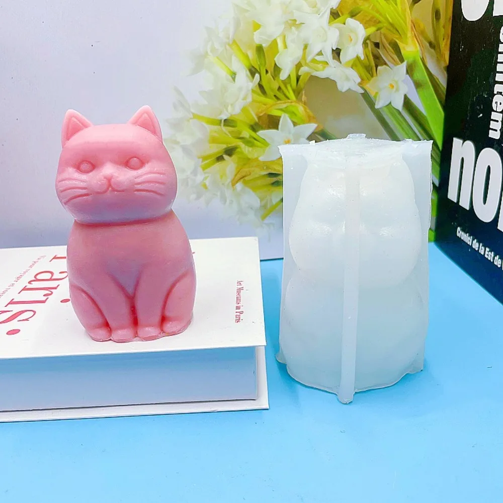 3D fat cat  Animal Silicone Ca - огляд і ціна Candle Making Fat