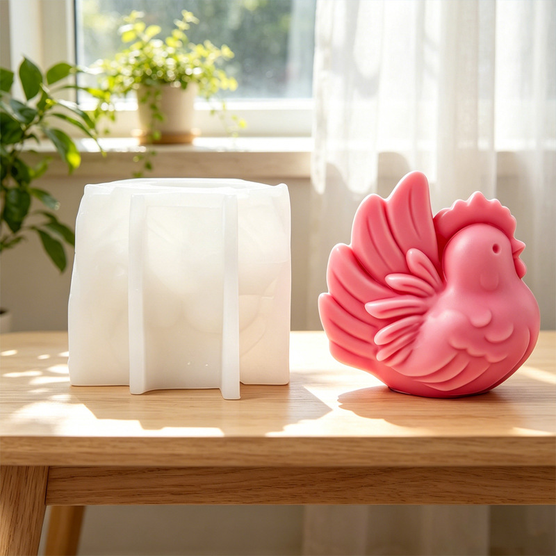 Cartoon Hen Silicone Candle Mo - огляд і ціна Candle Making Jelly