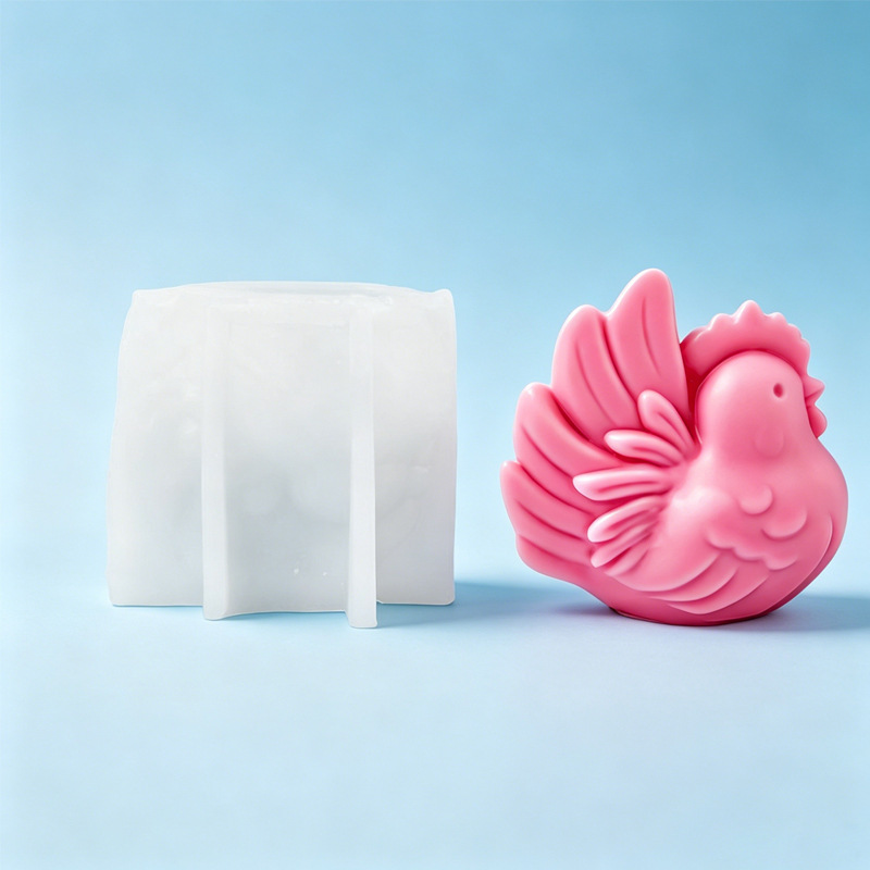Cartoon Hen Silicone Candle Mo - огляд і ціна Candle Making Jelly